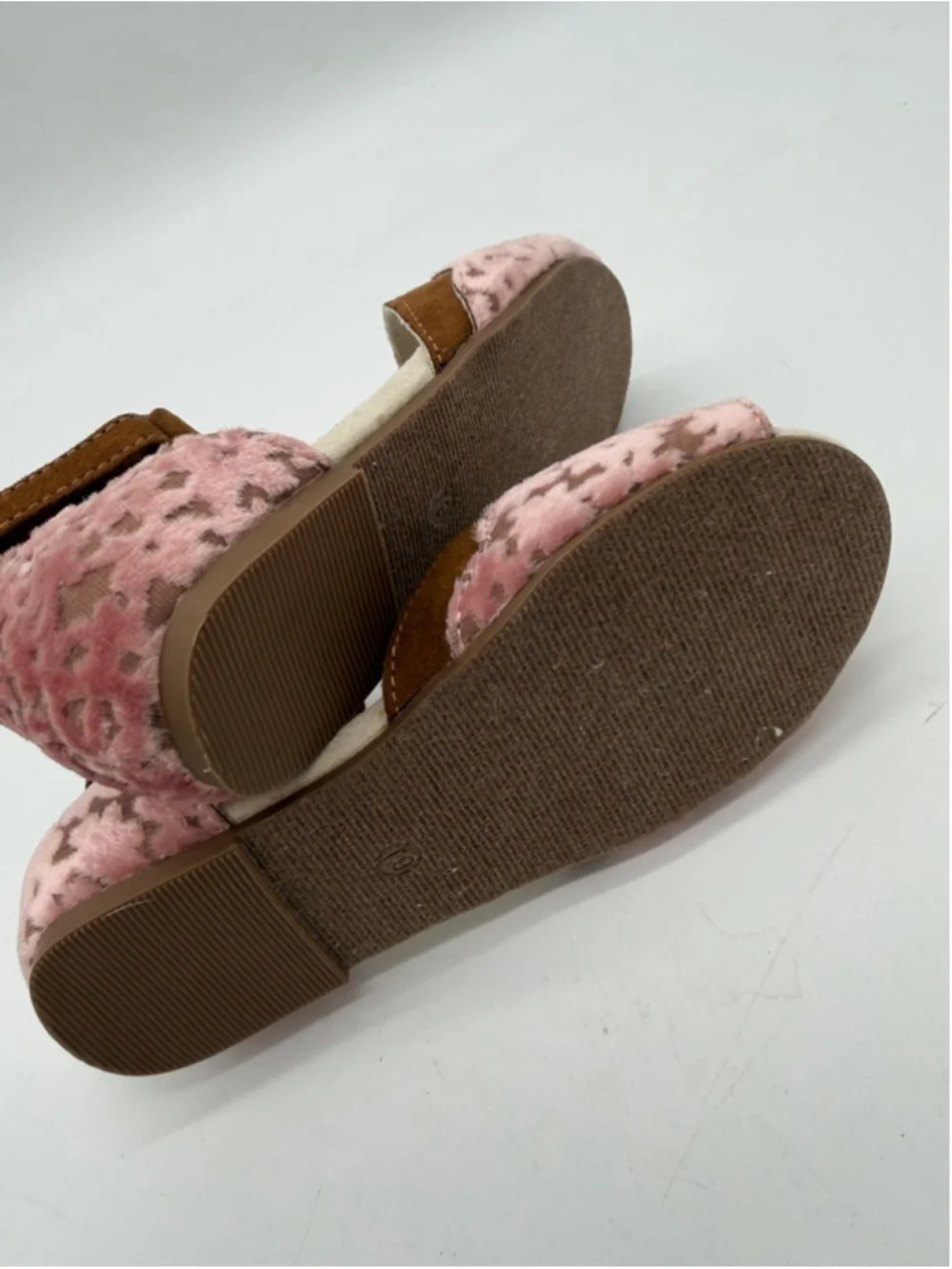JOYFOLIE Pink Brown Stella Sandal Flat Size 9 (Toddler Girl)